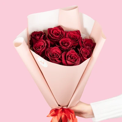 Букет из 9 красных роз (Эквадор)